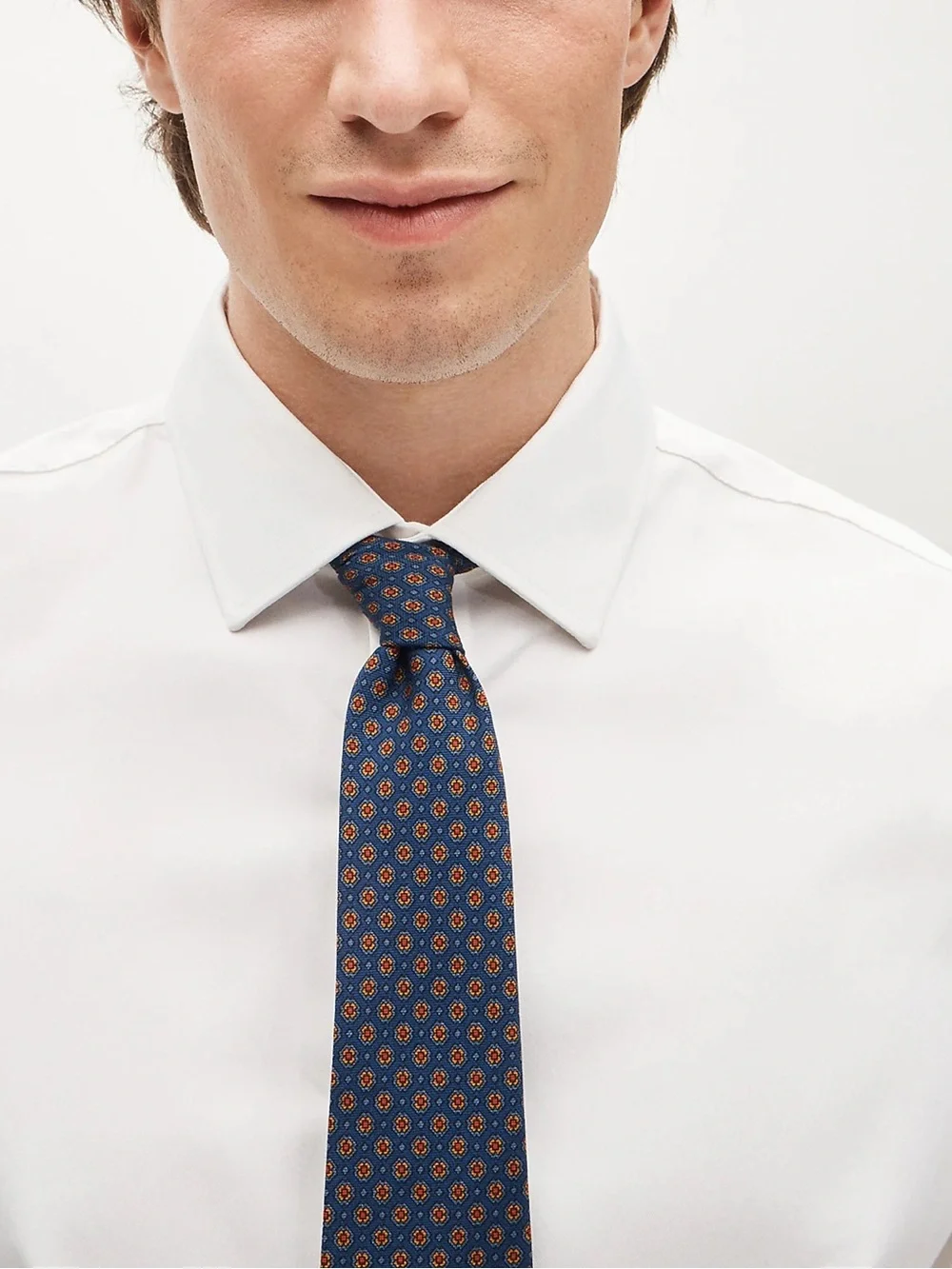 J. CREW Slim Bowery performance stretch dress shirt spread collar XL $98 CA351